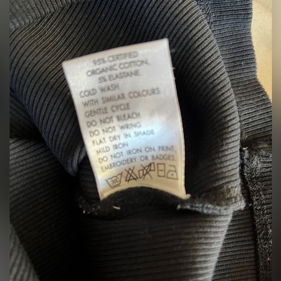 ⭐️REDUCED!⭐️ ABLE Lise ribbed tank in black (M) - Picture 8 of 8